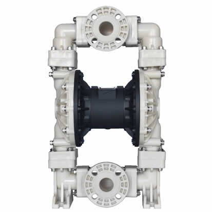 1 Inch PVDF AODD Pump - Ultra Corrosion Resistant Chemical Diaphragm Pump