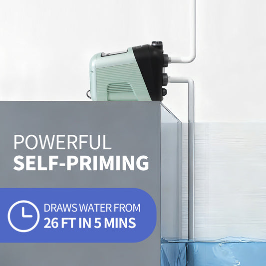 2HP Stainless Steel Self-Priming Booster Pump - Farm Irrigation Water Supply